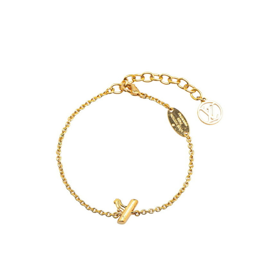 Louis Vuitton LV&ME Y Bracelet M67182 Gold Plated Women's LOUIS VUITTON - Picture 1 of 6